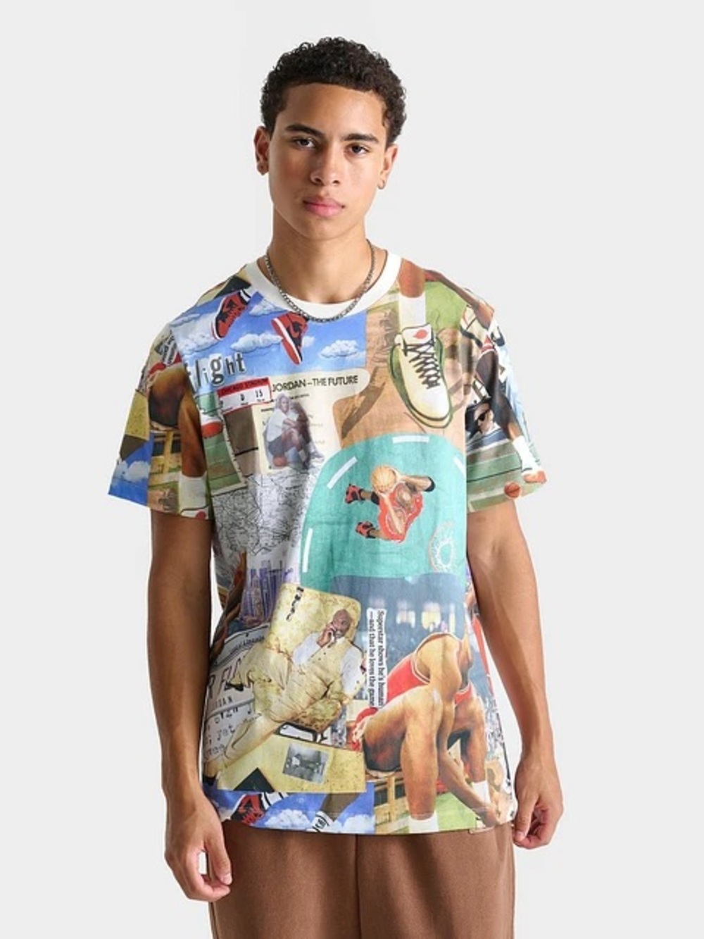 Jordan Collage Graphic Print Tee